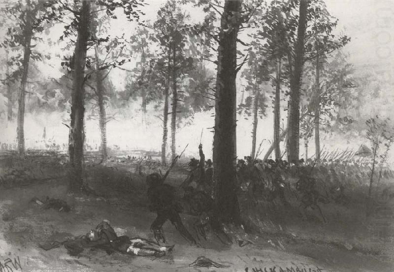 Alfred R. Waud Battle of Chickamauga china oil painting image